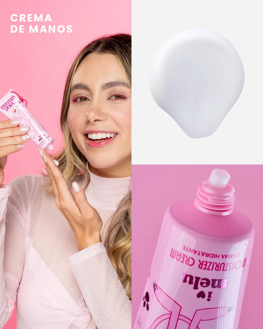 CREMA DE MANOS HIDRATANTEPANTERA ROSA