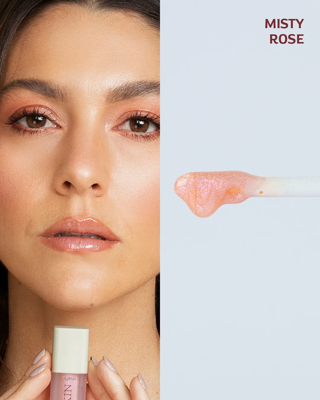 Labial gloss silk efecto brillo