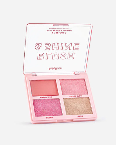 Paleta Blush Iluminador Shine Rose Gold