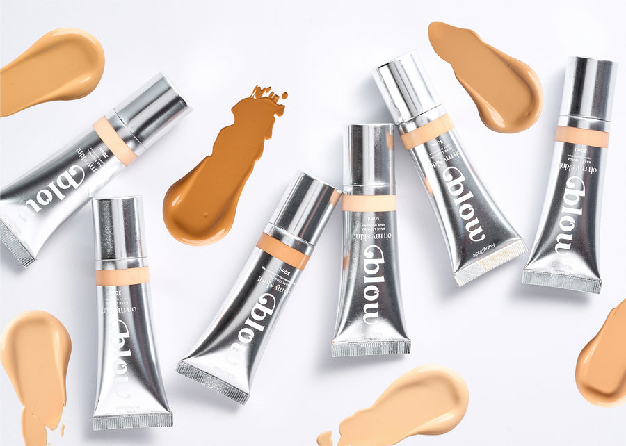 Una piel uniforme con brillo natural. ¡Luce radiante con la Base Líquida Blow Oh My Skin!
