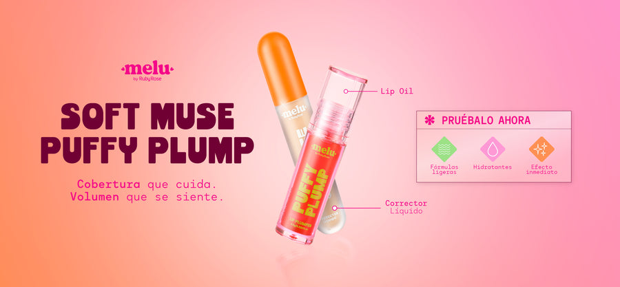 Corrector Soft Muse y Lip Oil Puffy Plump | Melu
