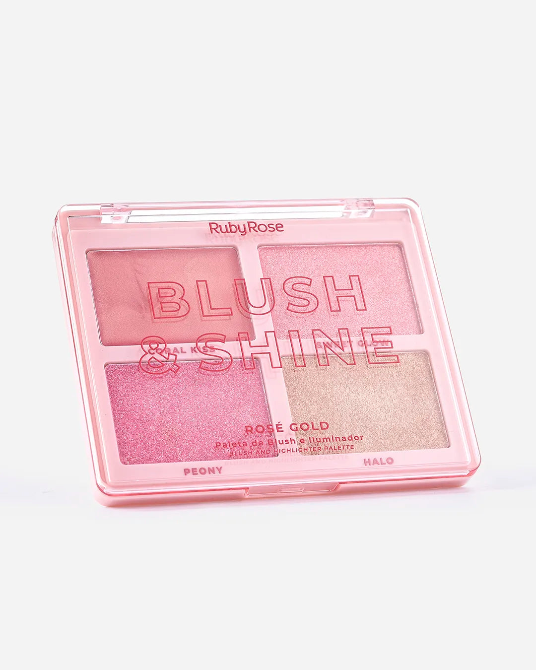 Paleta Blush Iluminador Shine Rose Gold