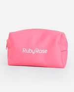 COSMETIQUERA FUCSIA RUBY ROSE CUADRADA