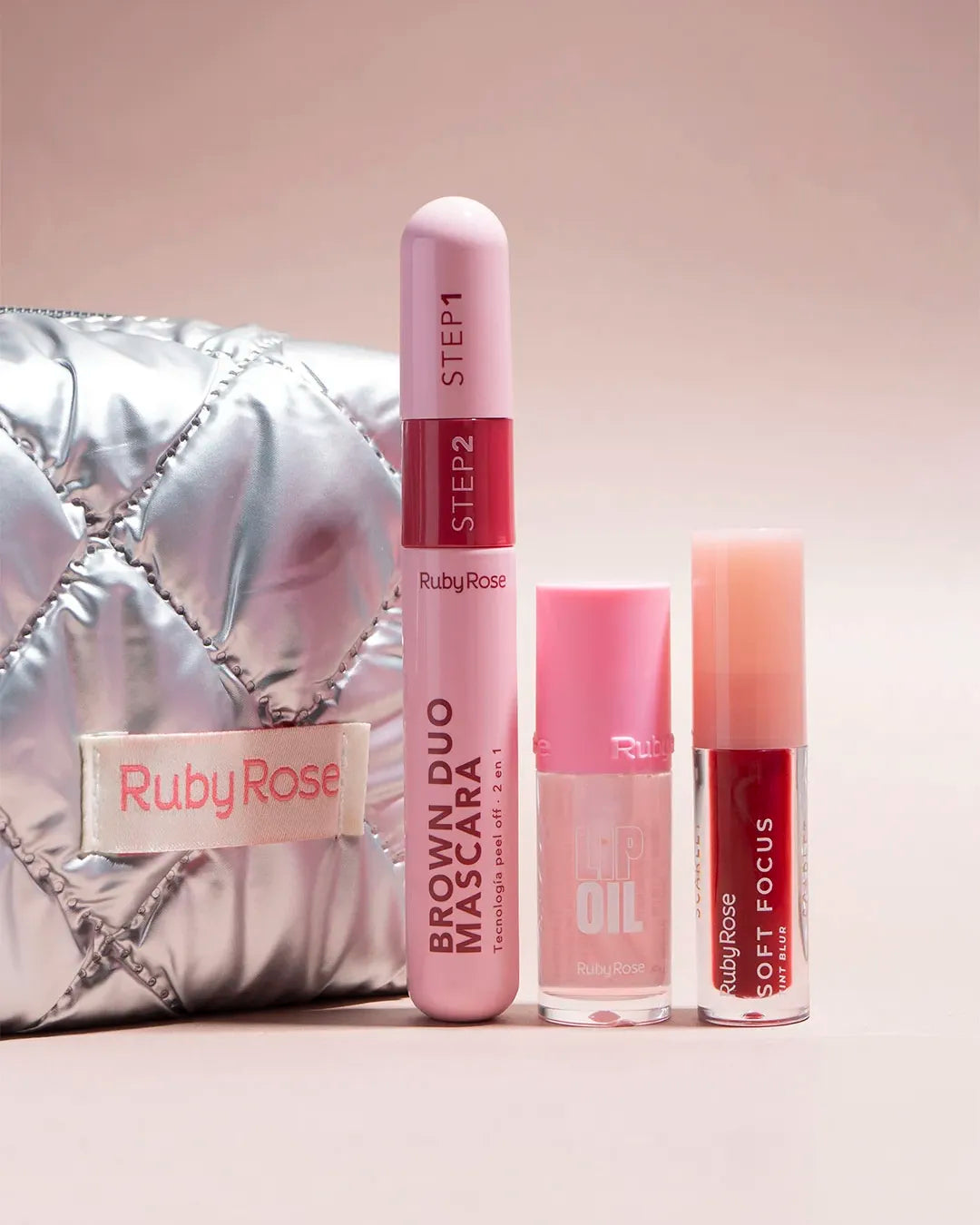 KIT COSMETIQUERA PLATEADA