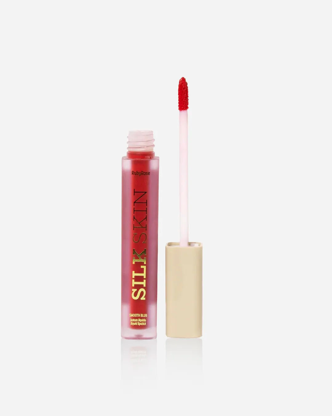 Labial mate Silk de color intenso
