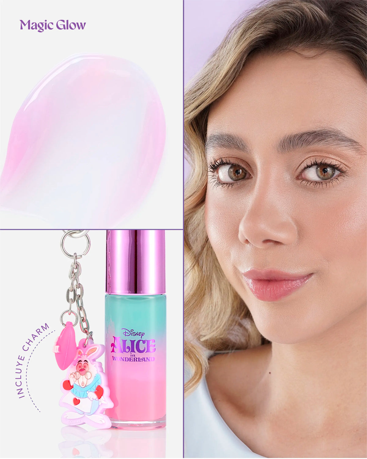 LIP GLOSS HIDRATANTE CON CHARM ALICIA
