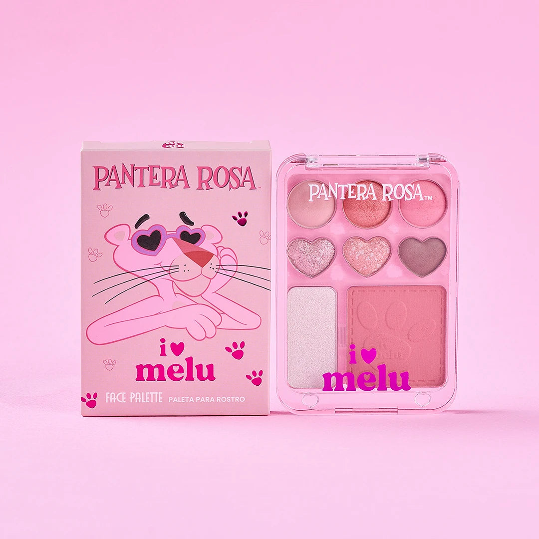 PALETA PARA ROSTRO PANTERA ROSA