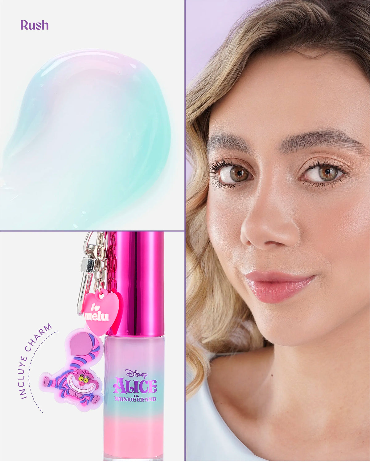 LIP GLOSS HIDRATANTE CON CHARM ALICIA